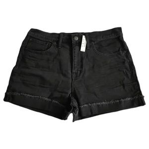 New Madewell High Rise Denim Shorts. Size 28, Faded Black